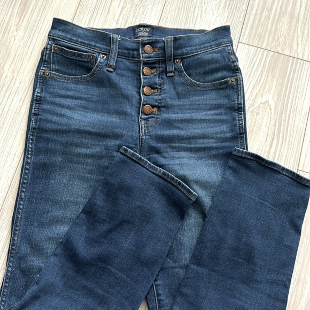 J. Crew High Rise Vintage Straight Jeans